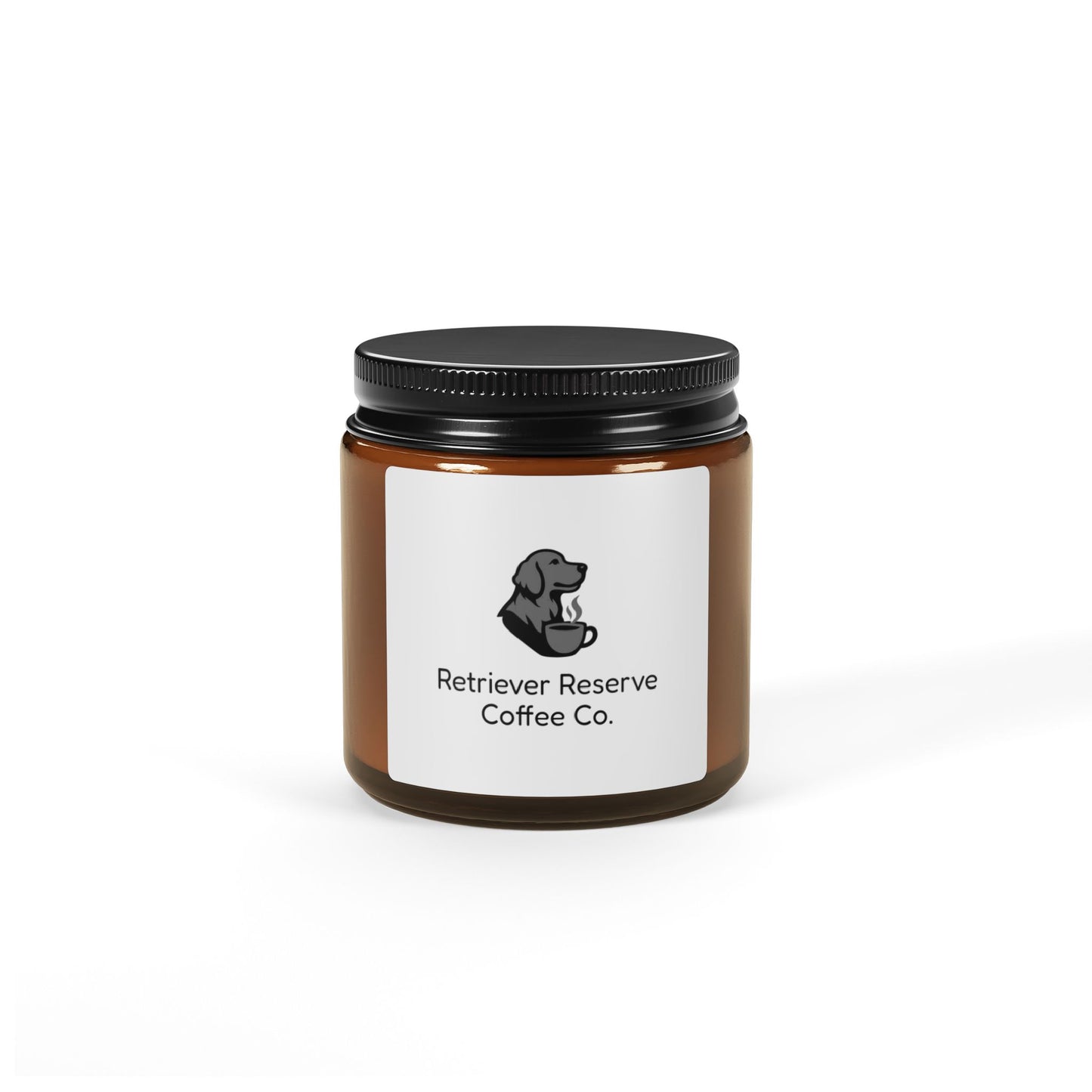 Scented Soy Candle - Cozy Home Decor, Relaxation Gift, Eco-Friendly Amber Jar, Aromatherapy, Dog Lover Decor