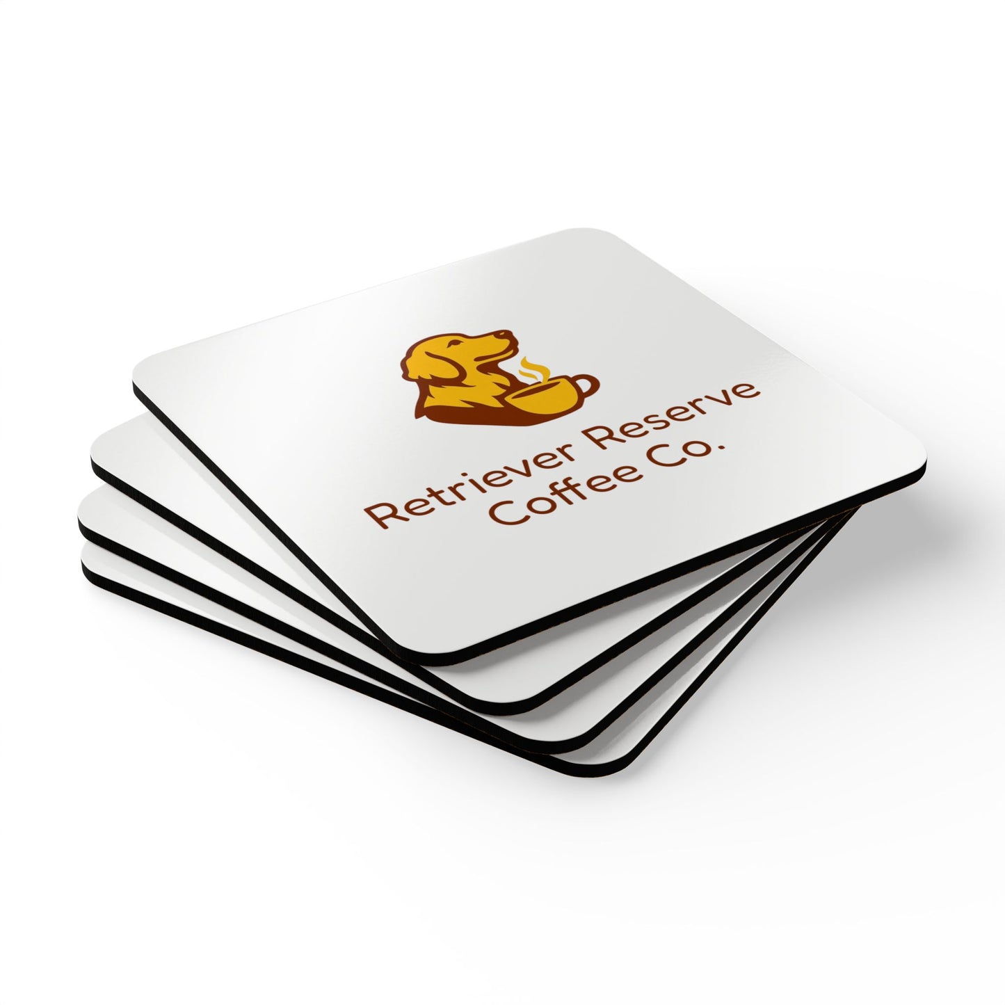 Retriever Reserve Cork Coffee Coaster Set (4)